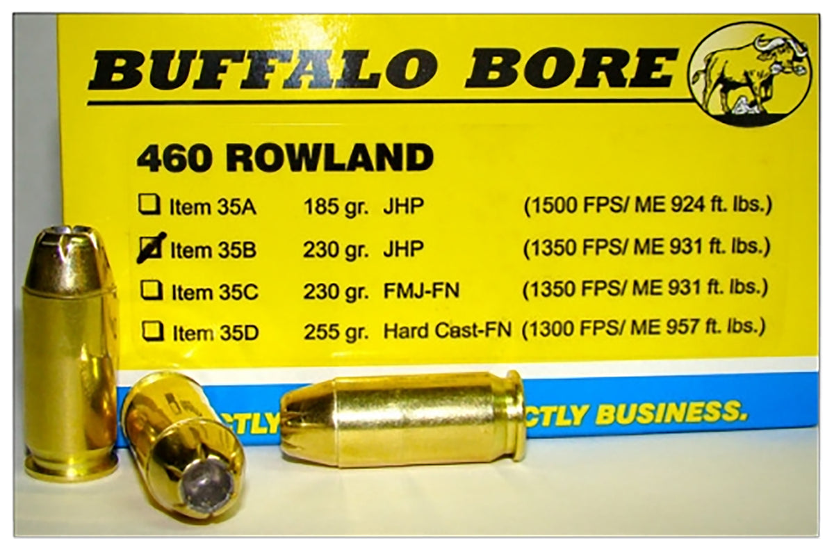 Buffalo Bore .460 Rowland Personal Defense 230gr JHP Ammo