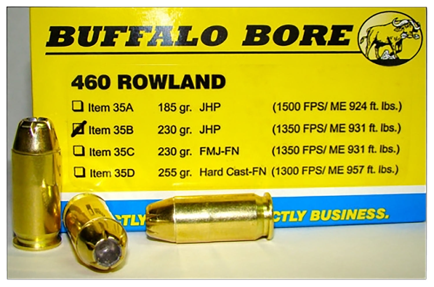 Buffalo Bore .460 Rowland Personal Defense 230gr JHP Ammo