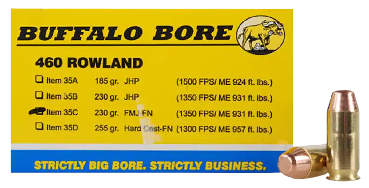Buffalo Bore .460 Rowland Personal Defense 230gr FMJ Ammo