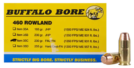 Buffalo Bore .460 Rowland Personal Defense 230gr FMJ Ammo