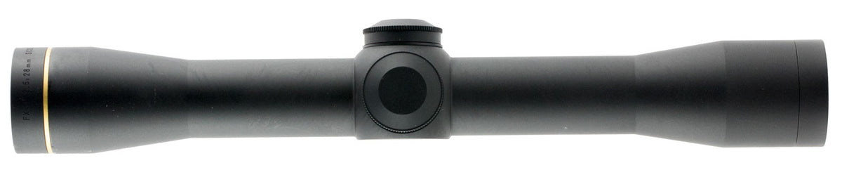 Leupold 58810 FX-II Scout 2.5x 28mm Obj 22 ft @ 100 yds FOV 1" Tube Black Matte Finish Duplex (SFP)