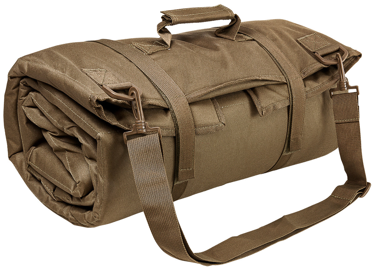 NcStar CVSHMR2957T Roll Up Shooting Mat Tan 69"L x 35" H PVC