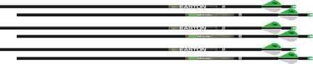EASTON ARROW AXIS 4MM 340 2" BLAZER VANES 6-PACK LONG RANGE