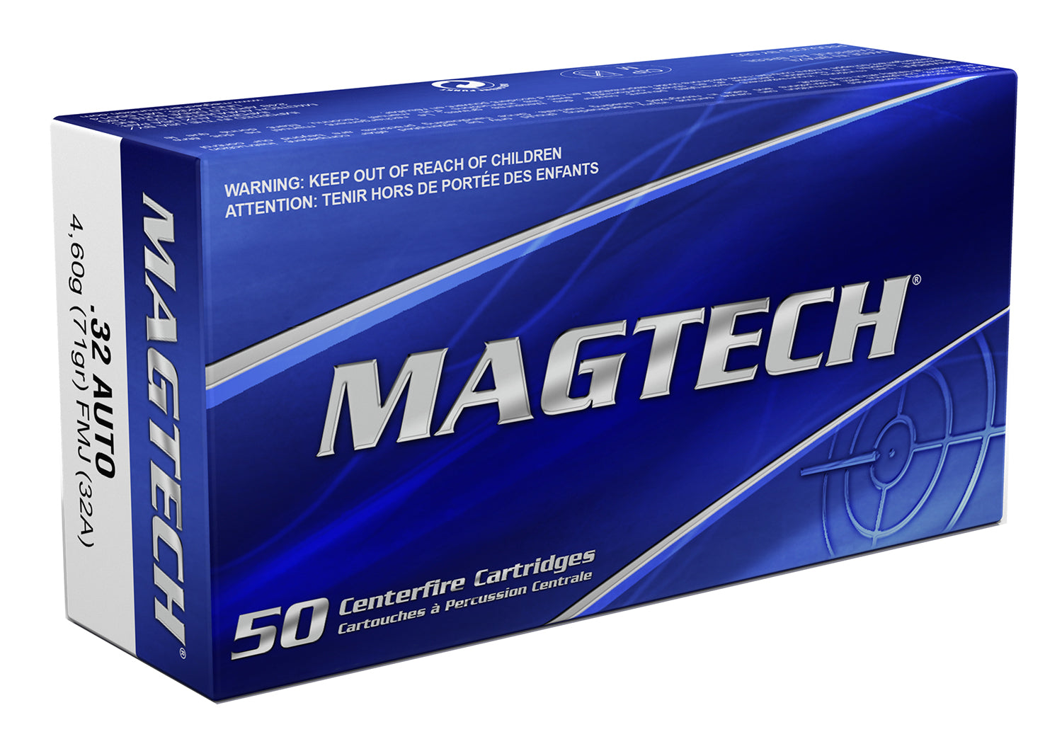 Magtech .32 ACP Sport Shooting 71gr FMJ Ammo