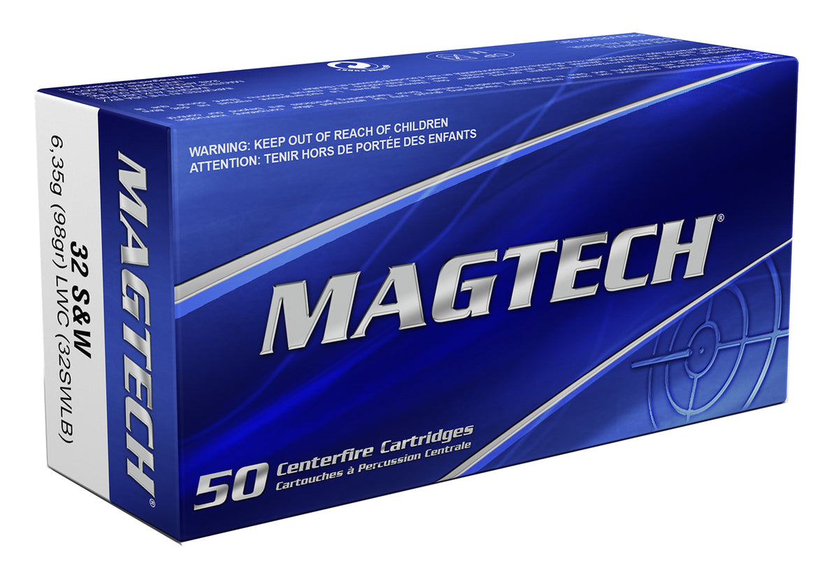 Magtech .32 S&W Long 98gr LWC Ammo