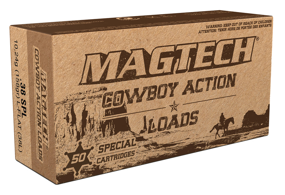 Magtech .38 Special Cowboy Action 158gr LFN Ammo