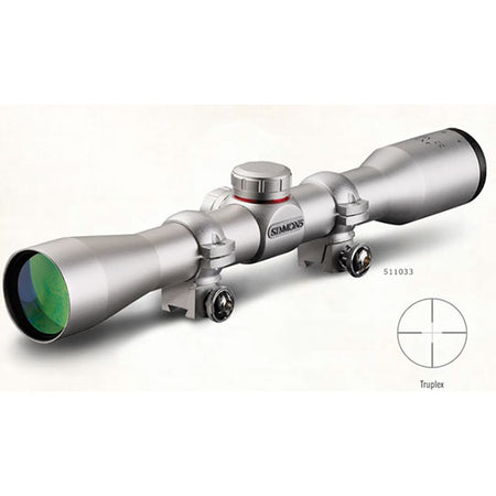 Simmons .22 Mag 4x 32mm Obj 21 ft @ 100 yds FOV 1" Tube Silver Truplex