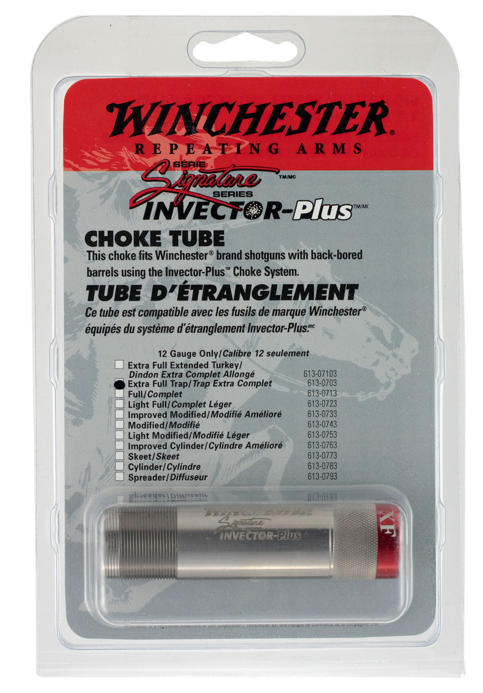 Winchester Repeating Arms 6130733 Invector Plus Signature Winchester 12 Gauge Improved Modified 17-4 Stainless Steel