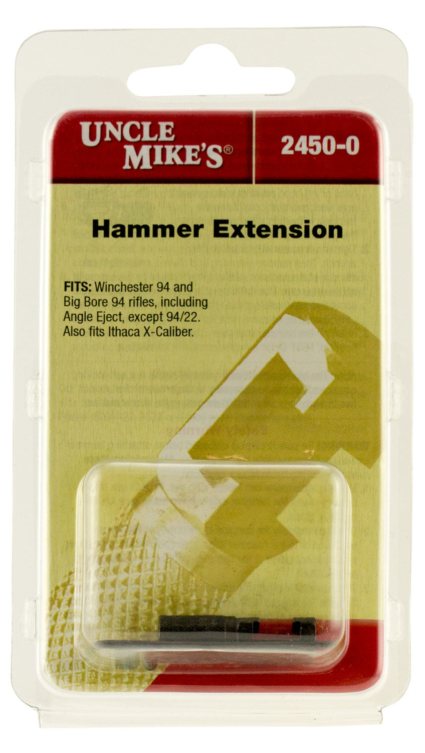 Uncle Mike's 2458 Hammer Extension Marlin (1983 or later) Lever Black Steel