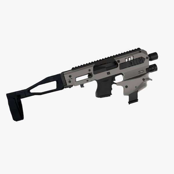 dCAA MICRO CONVSN KIT GLK 26/27 GRY