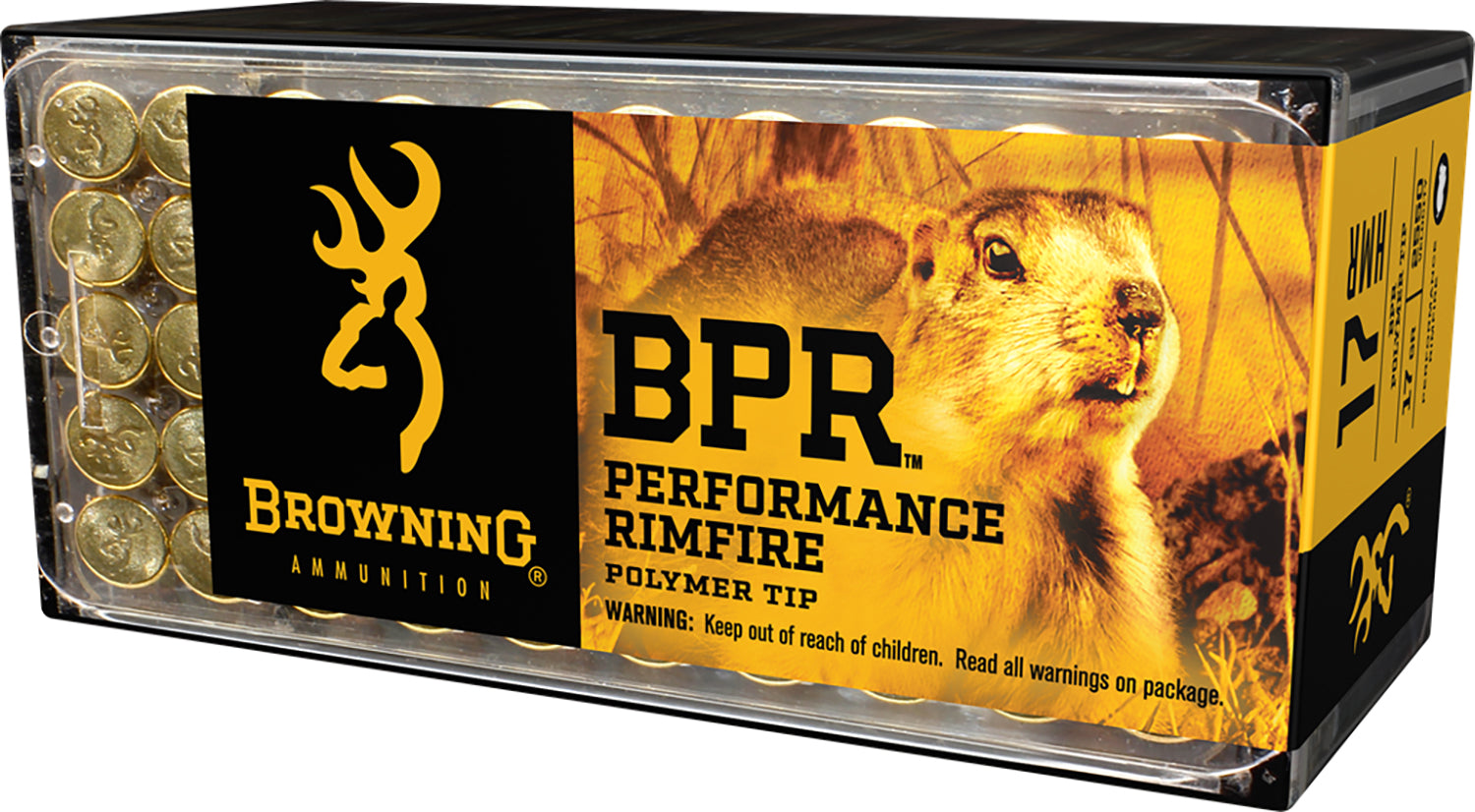 Browning .17 HMR BPR Performance Rimfire 17gr Polymer Tip Ammo