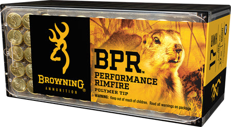 Browning .17 HMR BPR Performance Rimfire 17gr Polymer Tip Ammo