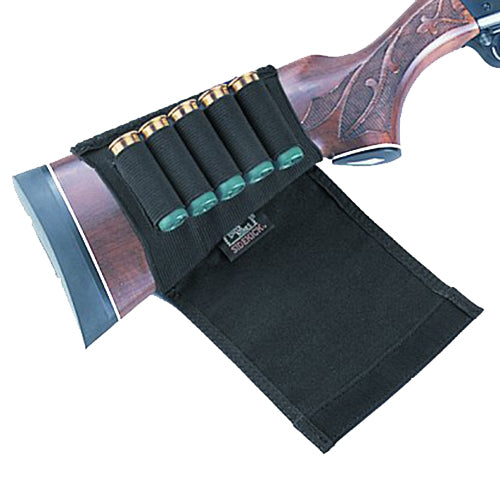 Uncle Mike's 88492 Buttstock Shell Holder Black Nylon 5rd Shotgun
