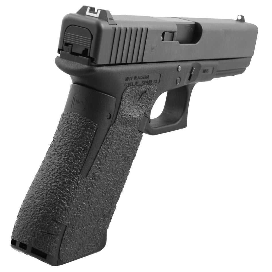 Talon Grips 379R Adhesive Grip Compatible w/Glock 17/19x/22/24/31/34/35/37/45/47 Gen5 w/No Backstrap, Black Textured Rubber