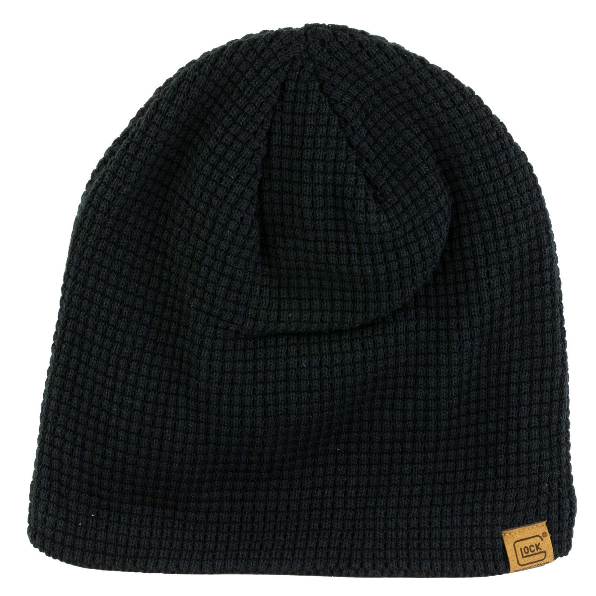 GLOCK WAFFLE WEAVE BEANIE BLACK