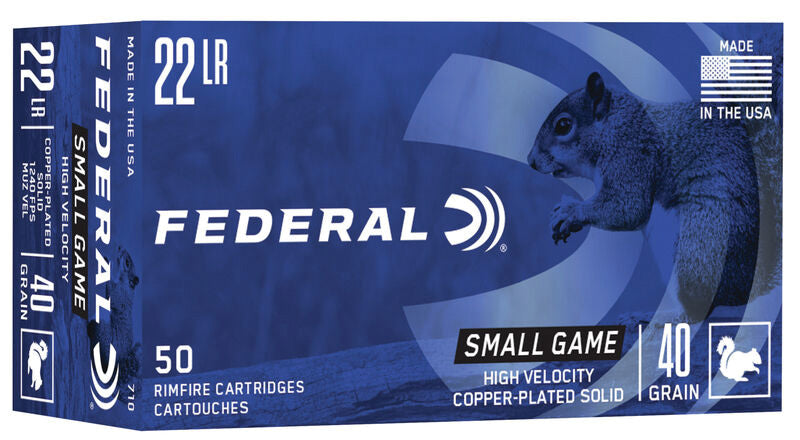 Federal .22 Long Rifle  40gr FMJ Ammo