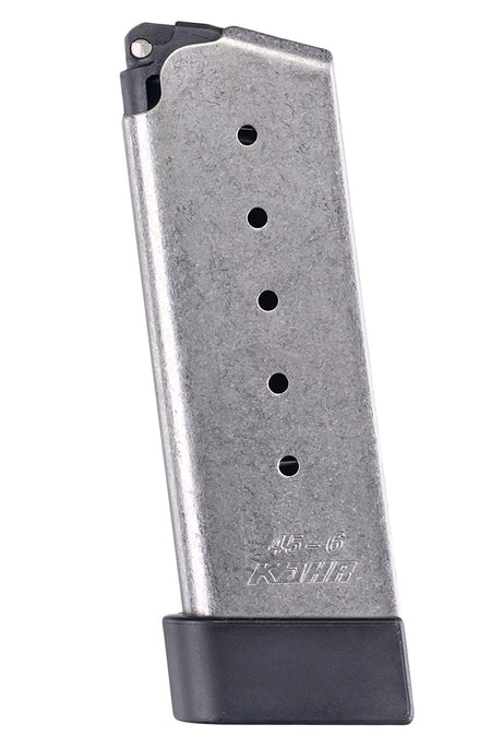 Kahr Arms K625G OEM Stainless Detachable w/ Grip Extension 6rd 45 ACP for Kahr CM/PM