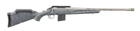 Ruger 46911 American II Full Size 6.5 Grendel 10+1 20" Cobalt Cerakote Spiral Fluted Threaded Barrel & Alloy Steel Receiver w/Picatinny Rail, Gray Splatter Adj LOP Synthetic Stock