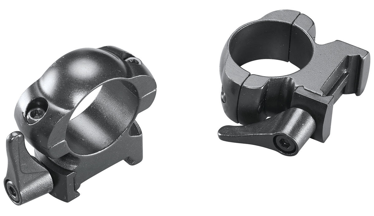 Weaver Mounts 49326 Lever Lok Matte Black 1" High