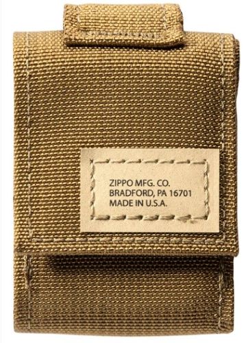 ZIPPO TACTICAL POUCH FOR WINDPROOF LIGHTERS COYOTE
