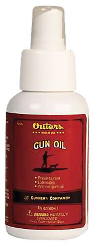 OUTERS GUN CARE OIL 4-OZ PUMP LUBRICANT ( 6 PER CASE )