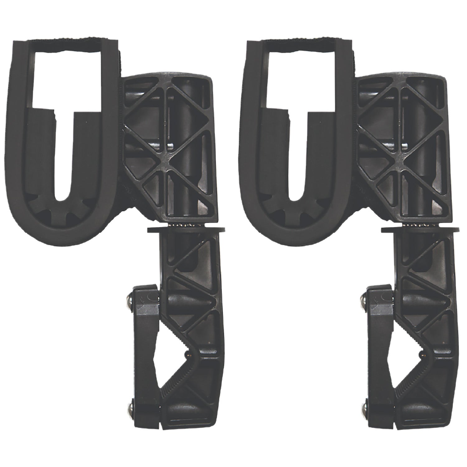 Rugged Gear 10100 Single Hook Gun Mount Rifle/Shotgun Black Nylon 2 Pack