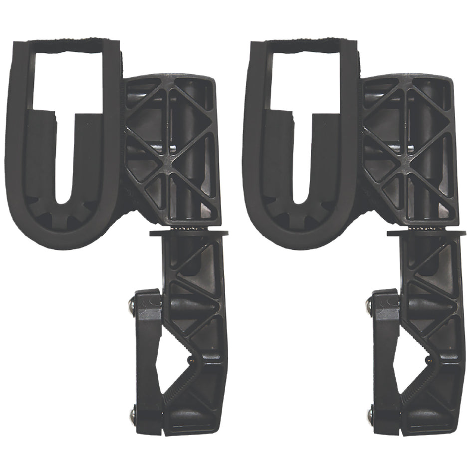 Rugged Gear 10100 Single Hook Gun Mount Rifle/Shotgun Black Nylon 2 Pack