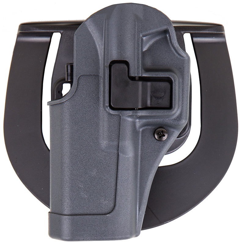 Blackhawk 413513BKL Serpa CQC Sportster OWB Size 13 Gun Metal Gray Polymer Paddle Compatible w/Glock 20/21/37/S&W M&P Left Hand