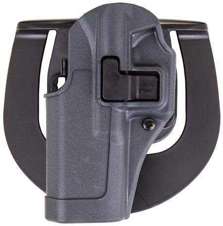 Blackhawk 413513BKL Serpa CQC Sportster OWB Size 13 Gun Metal Gray Polymer Paddle Compatible w/Glock 20/21/37/S&W M&P Left Hand