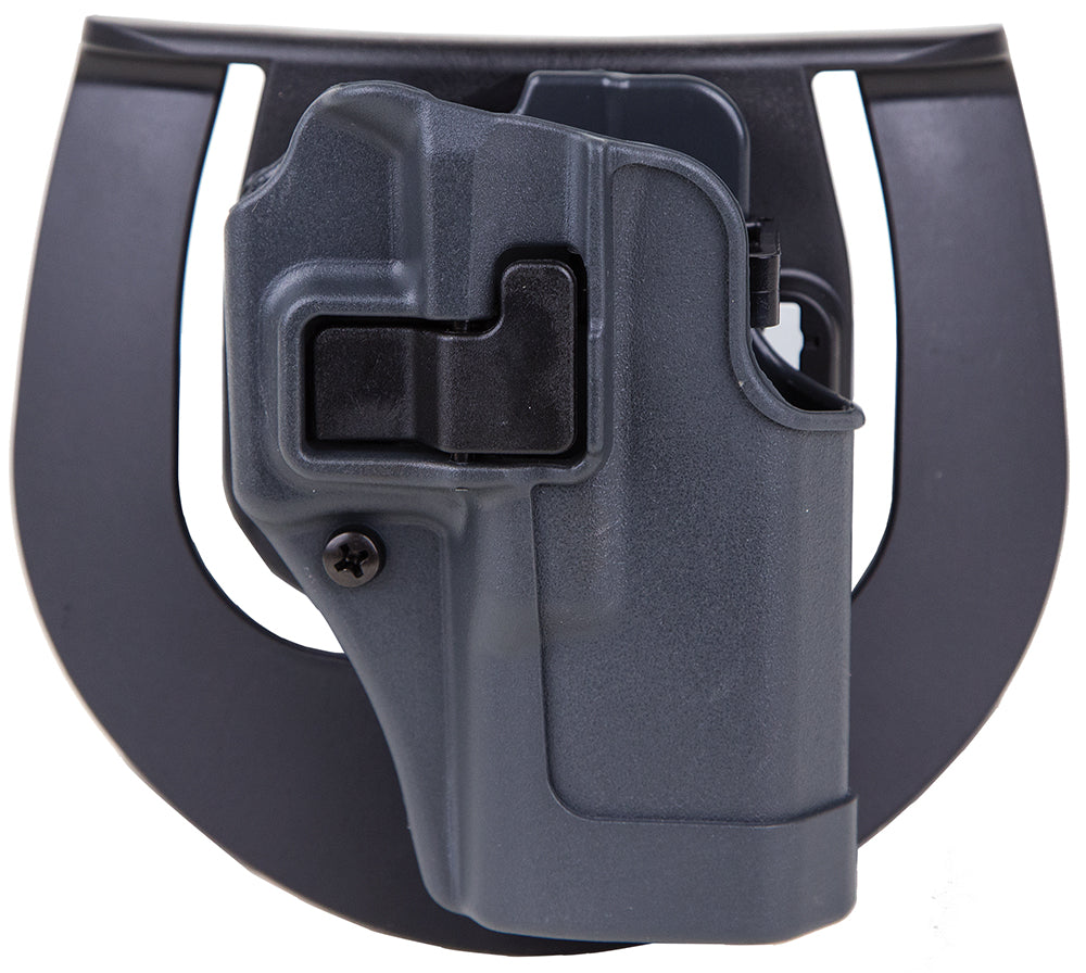 Blackhawk 413502BKR Serpa CQC Sportster OWB Gun Metal Gray Polymer Paddle Compatible w/Glock 19/23/32/36/45 Right Hand