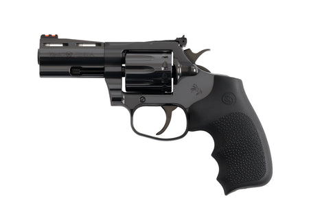 Colt Mfg KCOBRA22-BP3RFO King Cobra Target 22 LR 10rd Shot 3" Blued Vent Rib Barrel, Blued Carbon Steel Cylinder & Frame, Black Hogue Overmolded Grip, Exposed Hammer