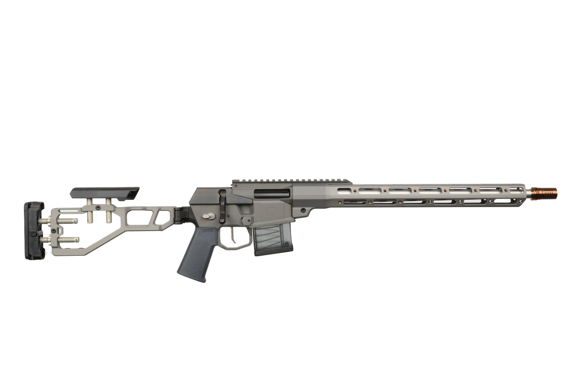 Q LLC MINIFIX6ARC15INGRY Mini Fix 6mm ARC 10+1 16" Gray Picatinny Rail M-LOK Handguard Adj Folding Gray