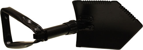 RED ROCK MILITARY TRI-FOLD SHOVEL W/ CASE 23" OPEN BLACK