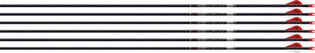 EASTON ARROW 5MM FMJ 400 W/ HO 6-PACK W/ 2" BLAZER VANES