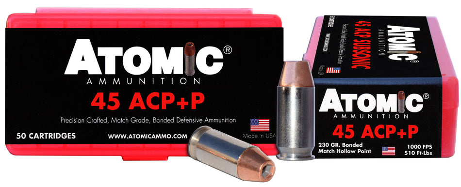 Atomic .45 ACP/Auto Precision Craft 230gr BHP Ammo