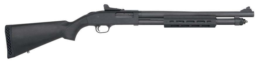 Mossberg 50765 590A1 Tactical 12 Gauge 3" 6+1 18.50" Cylinder Bore Barrel Black Parkerized Rec with Ghost Ring Sight Black Synthetic Stock Right Hand Includes M-LOK Handguard