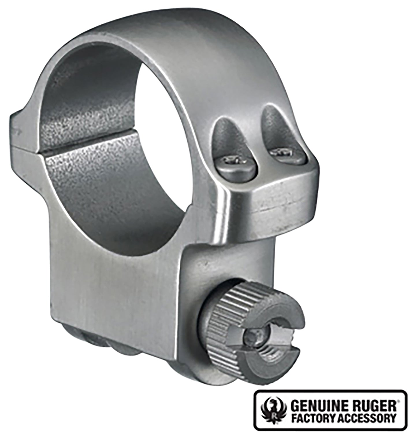 Ruger 90282 4K Scope Ring Silver 1" Medium