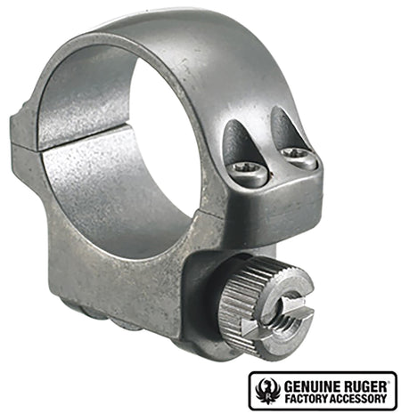 Ruger 90293 3KTG Scope Ring Silver 1" Low