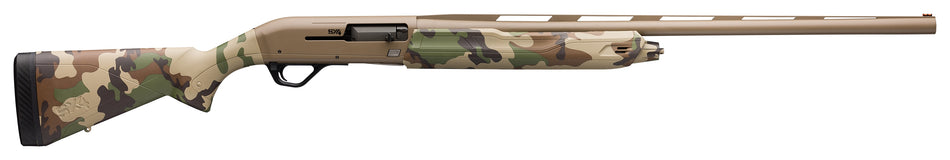 Winchester Repeating Arms 511290392 SX4 Hybrid Hunter 12 Gauge 28" 4+1 3" Flat Dark Earth Cerakote Rec/Barrel Woodland Camo Stock Right Hand (Full Size) Includes 3 Invector-Plus Chokes