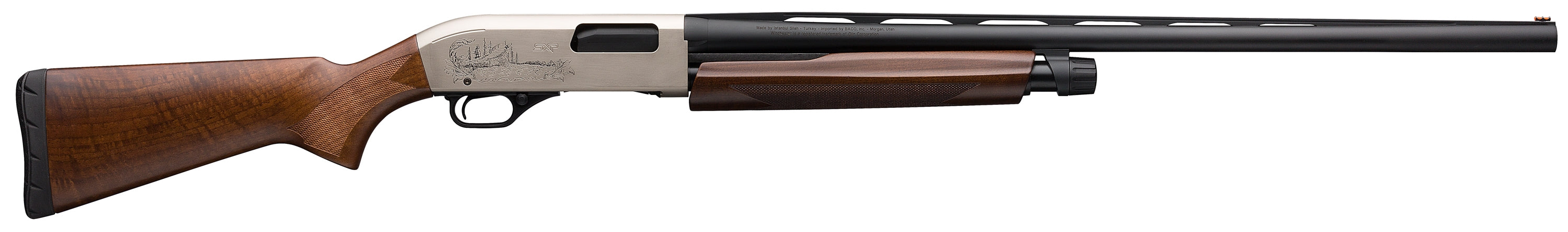 Winchester Repeating Arms 512404692 SXP Upland Field 20 Gauge 28" 5+1 3" Matte Nickel Engraved Rec Grade II/III Satin Turkish Walnut Stock Right Hand (Full Size) Includes 3 Invector-Plus Chokes
