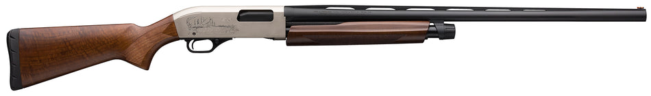Winchester Repeating Arms 512404392 SXP Upland Field 12 Gauge 28" 4+1 3" Matte Nickel Engraved Rec Grade II/III Satin Turkish Walnut Stock Right Hand (Full Size) Includes 3 Invector-Plus Chokes
