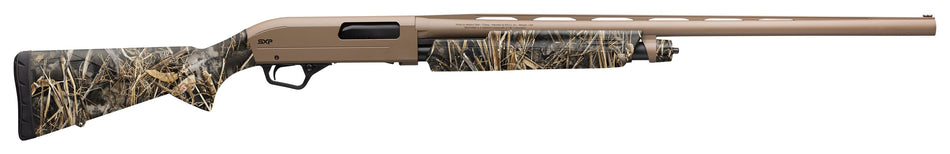 Winchester Repeating Arms 512432292 SXP Hybrid Hunter 12 Gauge 3.5" 4+1 (2.75") 28", FDE Barrel/Rec, Realtree Max-7 Furniture, Fiber Optic Sight, Includes 3 Invector-Plus Chokes
