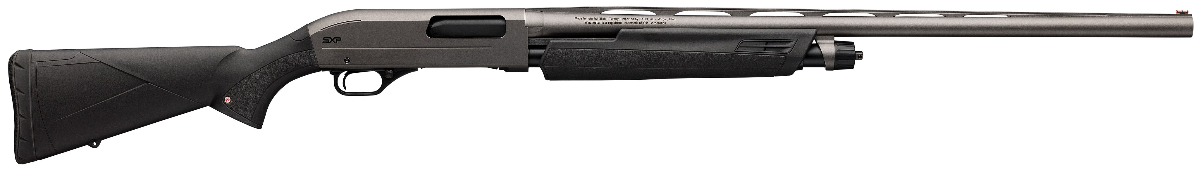 Winchester Repeating Arms 512439392 SXP Hybrid Full Size 12 Gauge Pump 3" 4+1 28" Gray Perma-Cote Barrel, Gray Perma-Cote Aluminum Receiver, Black Synthetic Stock Right Hand