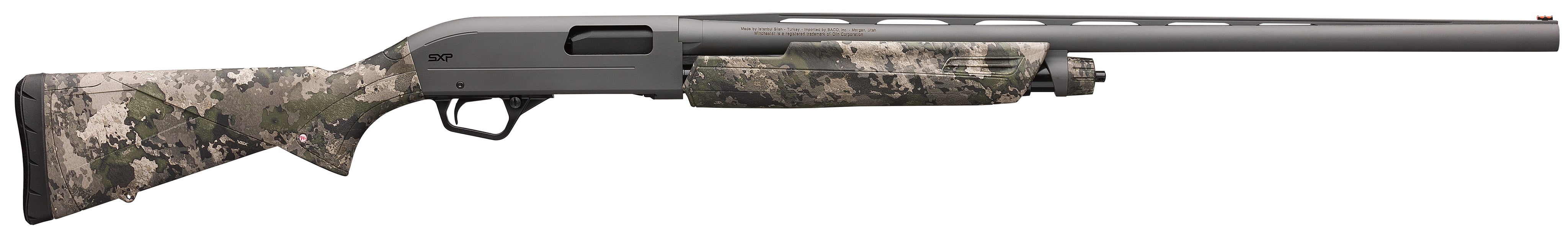Winchester Repeating Arms 512447692 SXP Hybrid Hunter 20 Gauge 3" Chamber 4+1 (2.75") 28", Gray Barrel/Rec, TrueTimber VSX Furniture, TruGlo Fiber Optic Sight, Includes 3 Invector-Plus Chokes