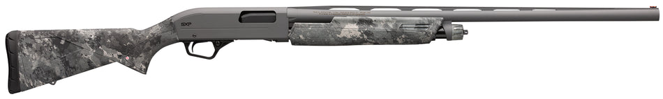 Winchester Repeating Arms 512449392 SXP Hybrid Hunter 12 Gauge 3" Chamber 4+1 (2.75") 28", Gray Barrel/Rec, TrueTimber Midnight Furniture, TruGlo Fiber Optic Sight, Includes 3 Invector-Plus Chokes