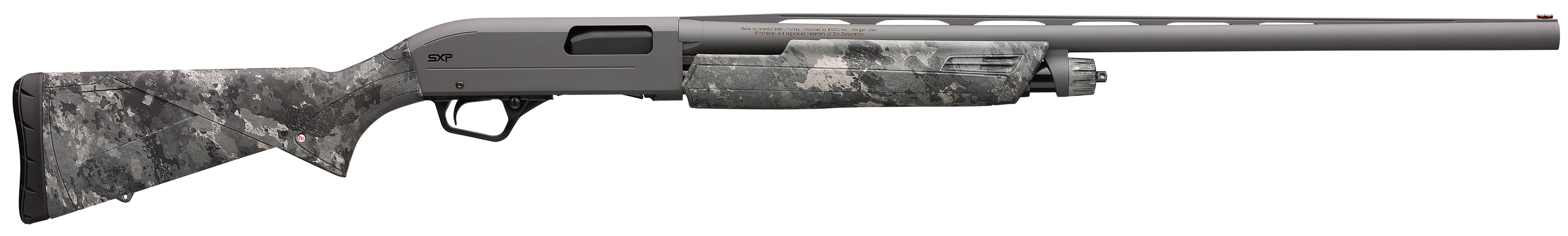 Winchester Repeating Arms 512449692 SXP Hybrid Hunter 20 Gauge 3" Chamber 4+1 (2.75") 28", Gray Barrel/Rec, TrueTimber Midnight Furniture, TruGlo Fiber Optic Sight, Includes 3 Invector-Plus Chokes