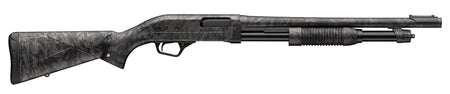 Winchester Repeating Arms 512457695 SXP Defender Compact 20 Gauge Pump 3" 5, 2 3/4" Shells 18" Forged Carbon Hydrodip Steel Barrel, Aluminum Receiver, Fixed Forged Carbon Hydrodip Synthetic Stock