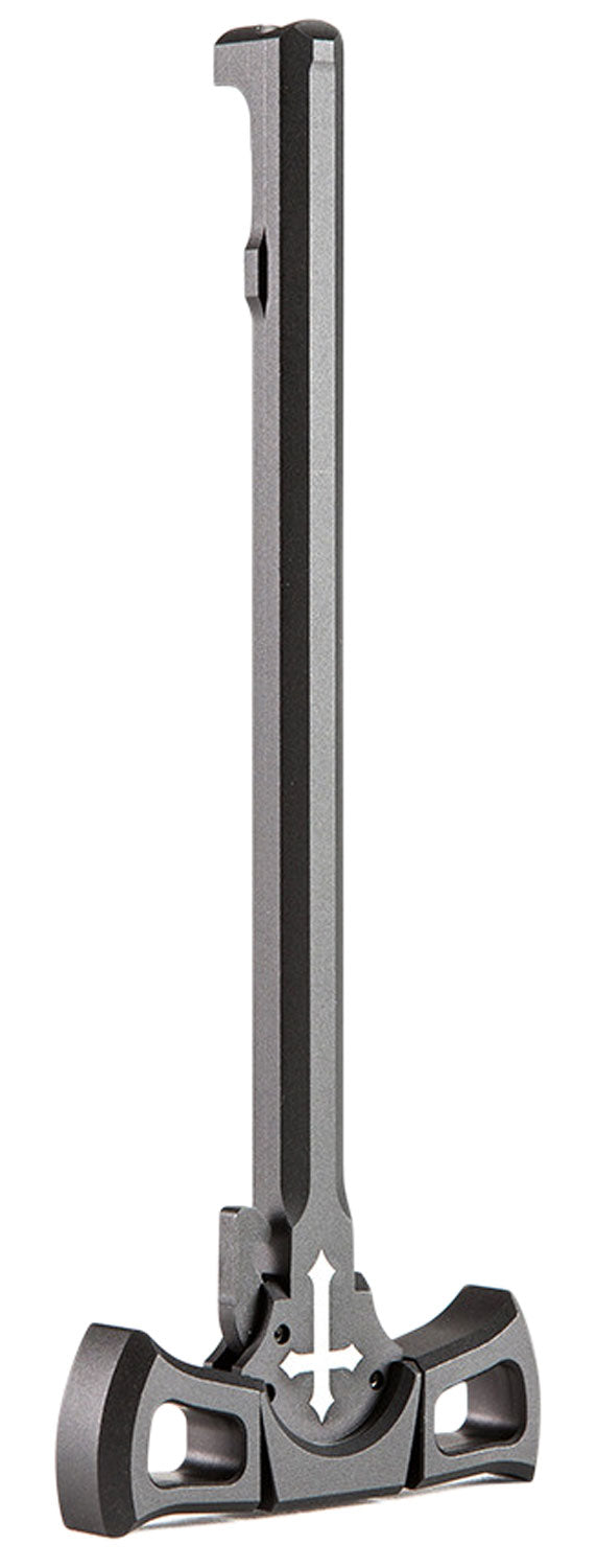 Patriot Ordnance Factory 00850 Tomahawk Charging Handle AR-10 Black Anodized Aluminum, Ambidextrous