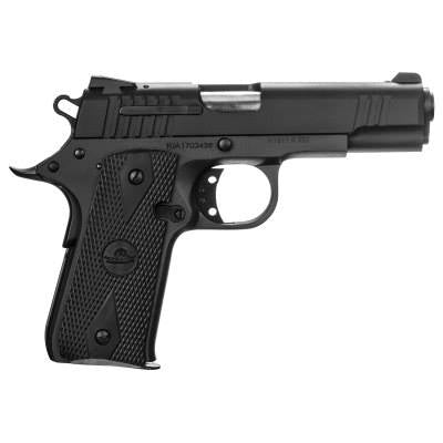 Rock Island 51912 Baby Rock GI Standard CS 380 ACP Caliber with 3.75" Barrel, 7+1 Capacity, Overall Black Parkerized Finish Steel, Beavertail Frame, Serrated Slide & Black Rubber Grip
