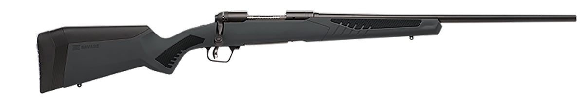 Savage Arms 57039 110 Hunter Full Size 270 Win 4+1 22" Matte Black Button-Rifled Barrel, Matte Black Drilled & Tapped Carbon Steel Receiver, Adj AccuStock Matte Gray Synthetic Stock, Right Hand